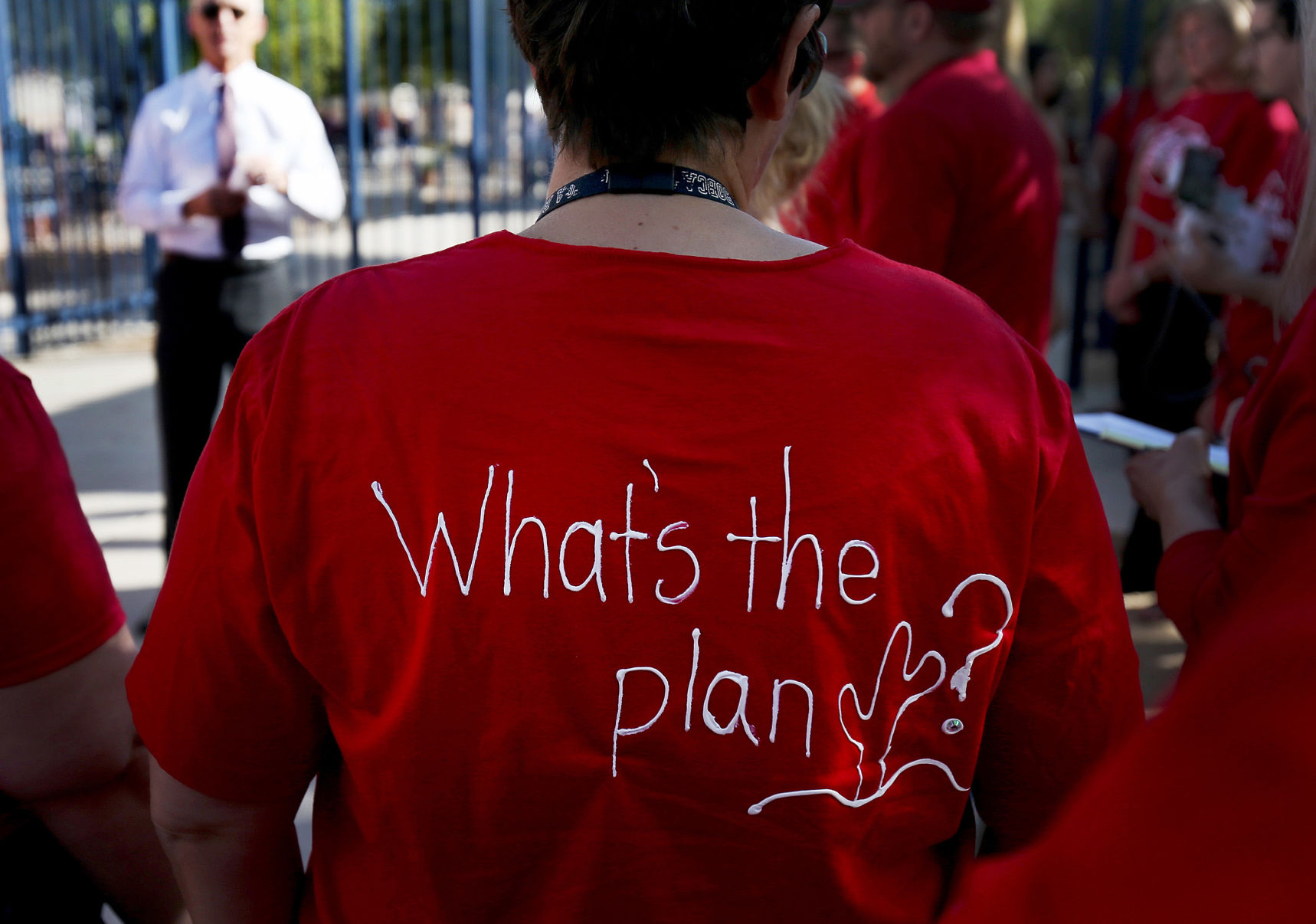 Cienega teachers protest low pay, funding